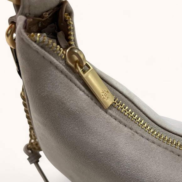Nanette Lepore Pearl Colored Crossbody Bag with Faux Leather and Gold Hardware - Picture 7 of 10